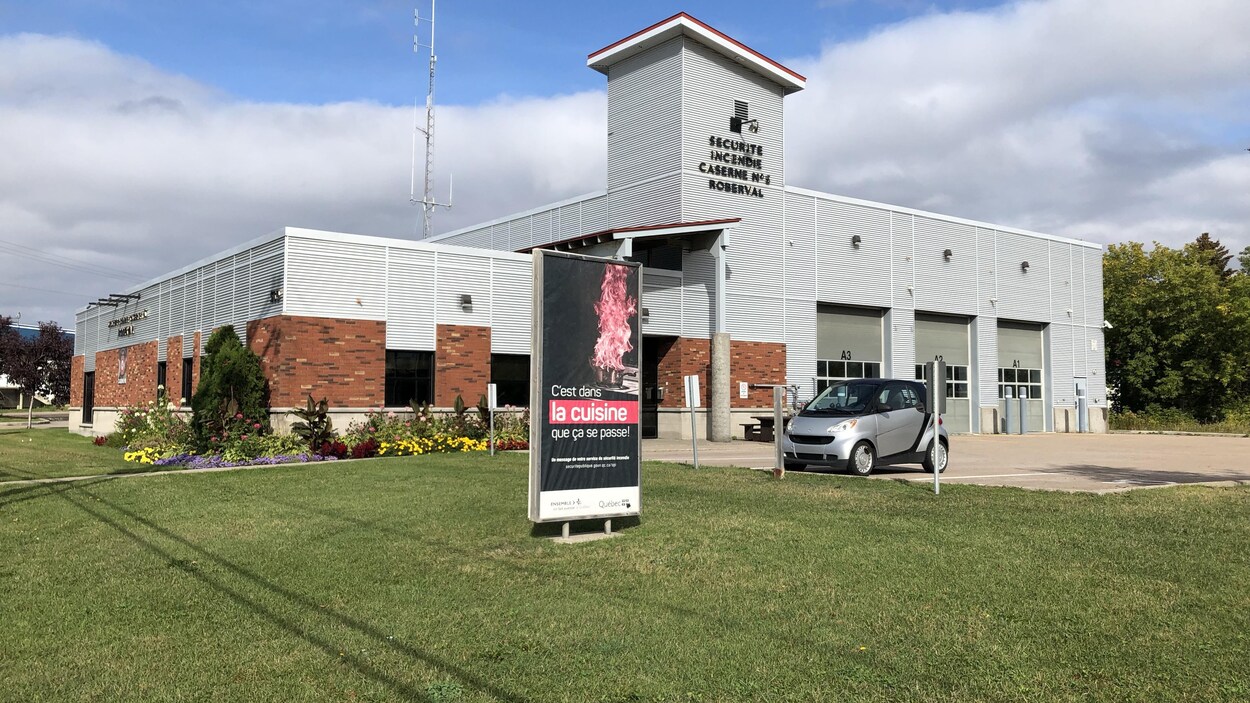 La caserne de pompiers de Roberval