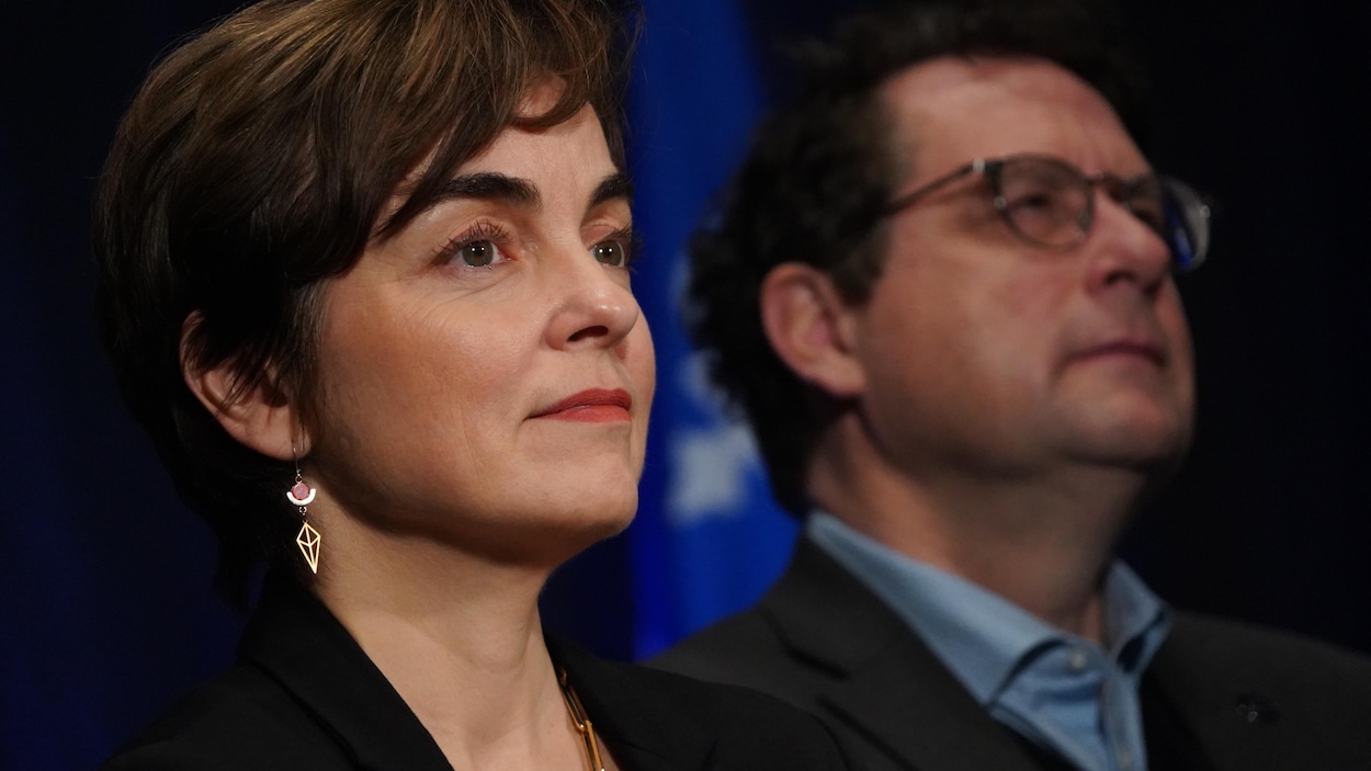 CAQ : Christine Fréchette et Bernard Drainville fébriles à 48 heures du verdict
