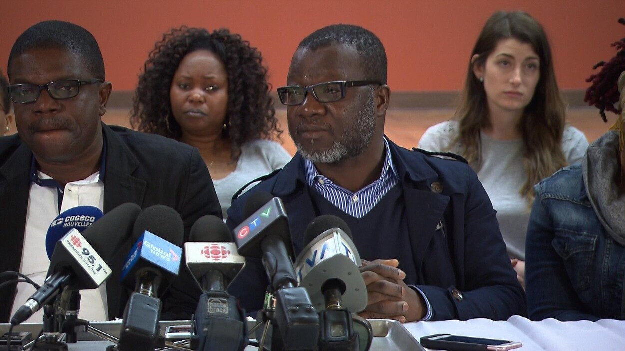 Frédéric Kouakou en conférence de presse
