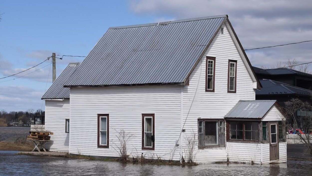 Une maison inondée