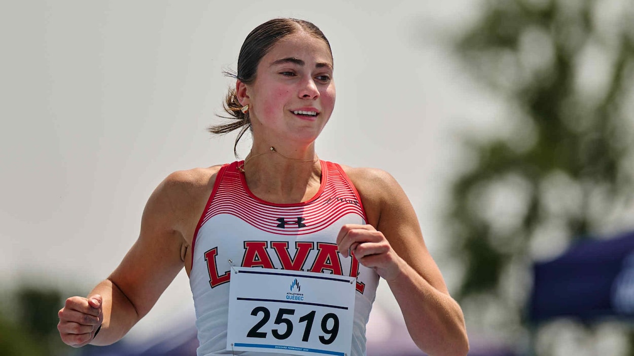 Frédérique Chiasson gagne l’argent au relais 4 x 100 m avec l’équipe du Canada