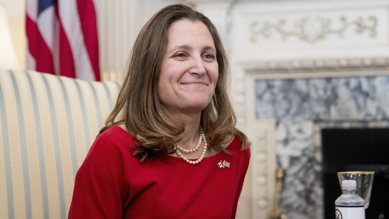La ministre canadienne des Affaires étrangères, Chrystia Freeland