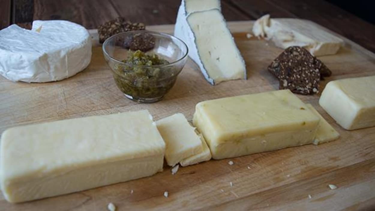 Un plateau de fromages de la fromagerie Fromage au Village, de Lorrainville