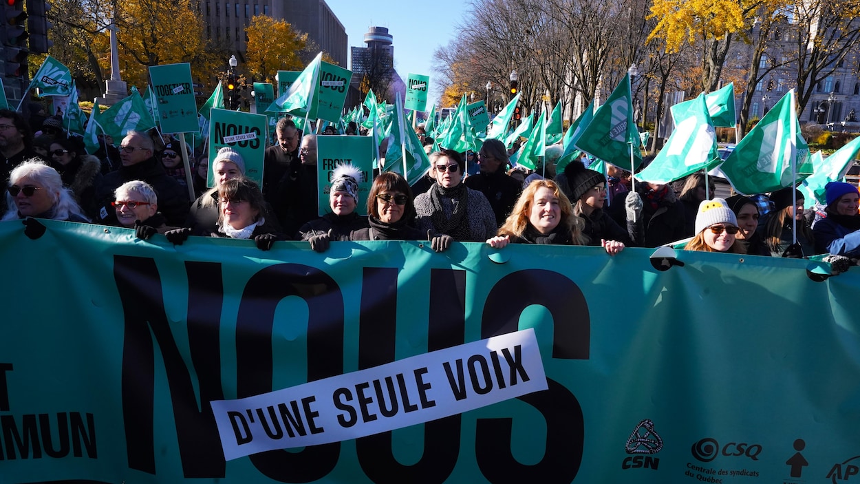 The common public sector cross-union front runs through Outaouais