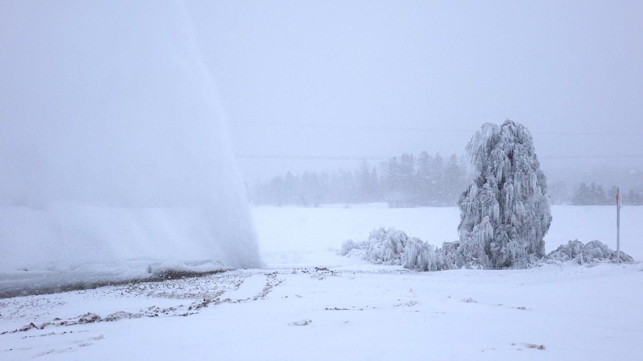 Un bris majeur de l'aqueduc de Rimouski