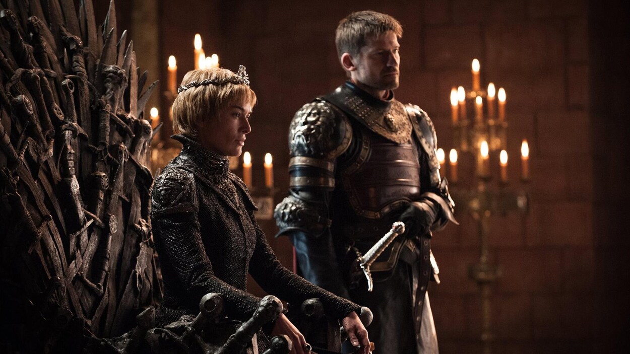 Cersei Lannister sur le trône de fer, dans une scène de la saison 7 de «Game of Thrones» Cersei Lannister sur le trône de fer, dans une scène de la saison 7 de «Game of Thrones»