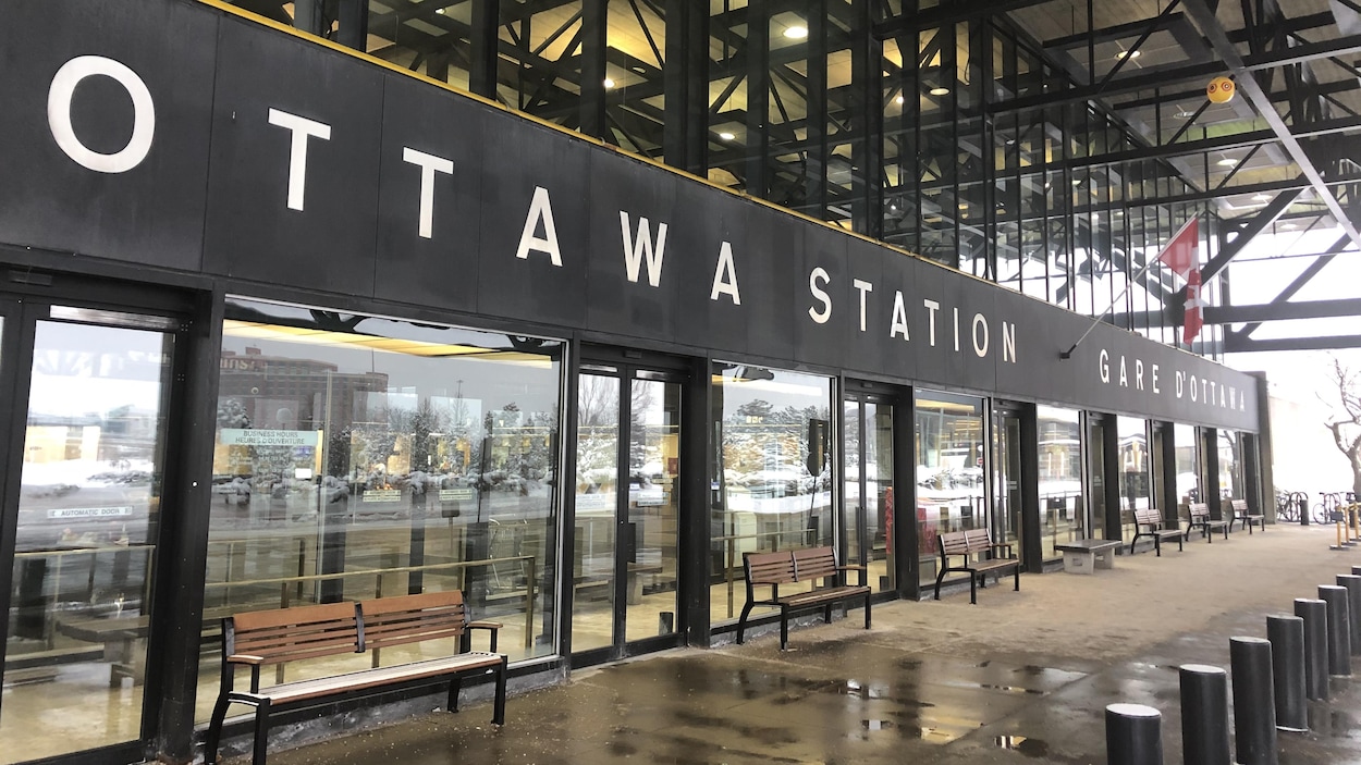 La gare de train d'Ottawa.