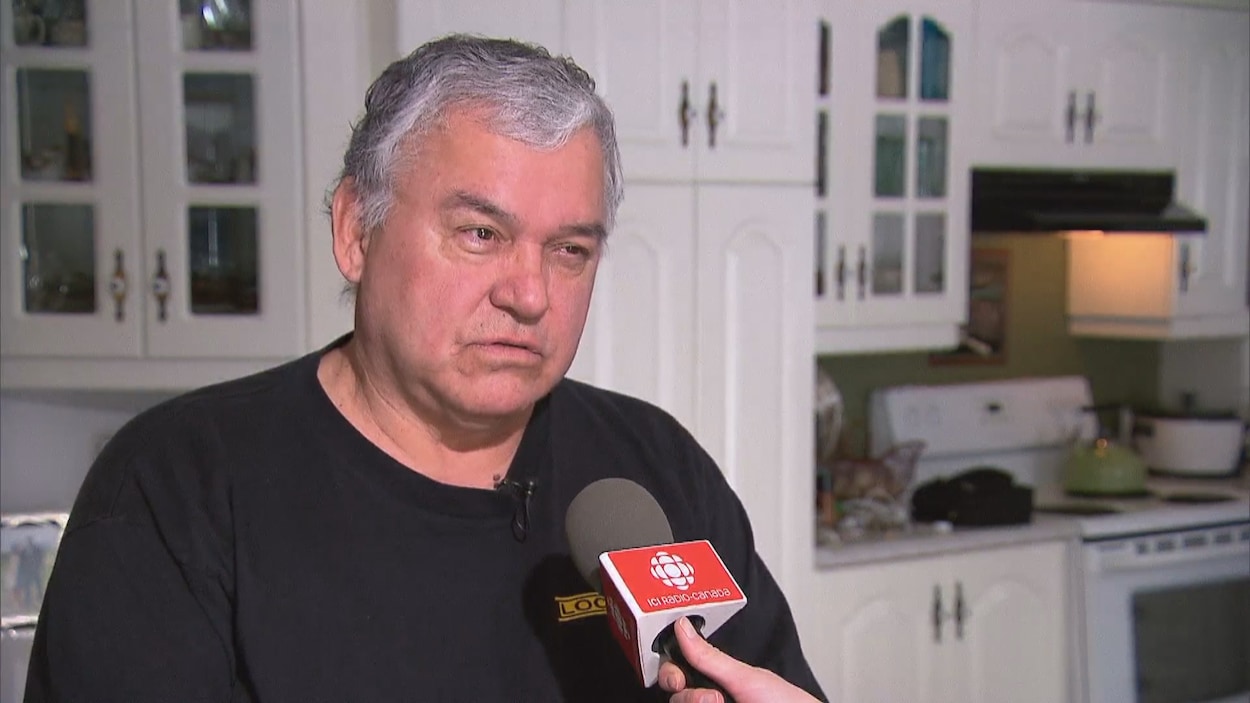 Gary Metallic lors d'une entrevue avec Radio-Canada, le 19 février 2020.