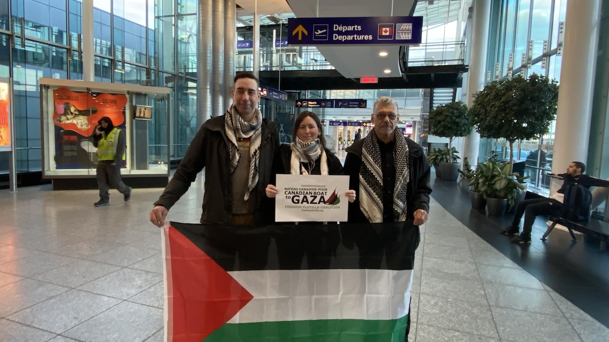« Un couloir de terreur » : deux Canadiens membres des flottilles pour Gaza témoignent