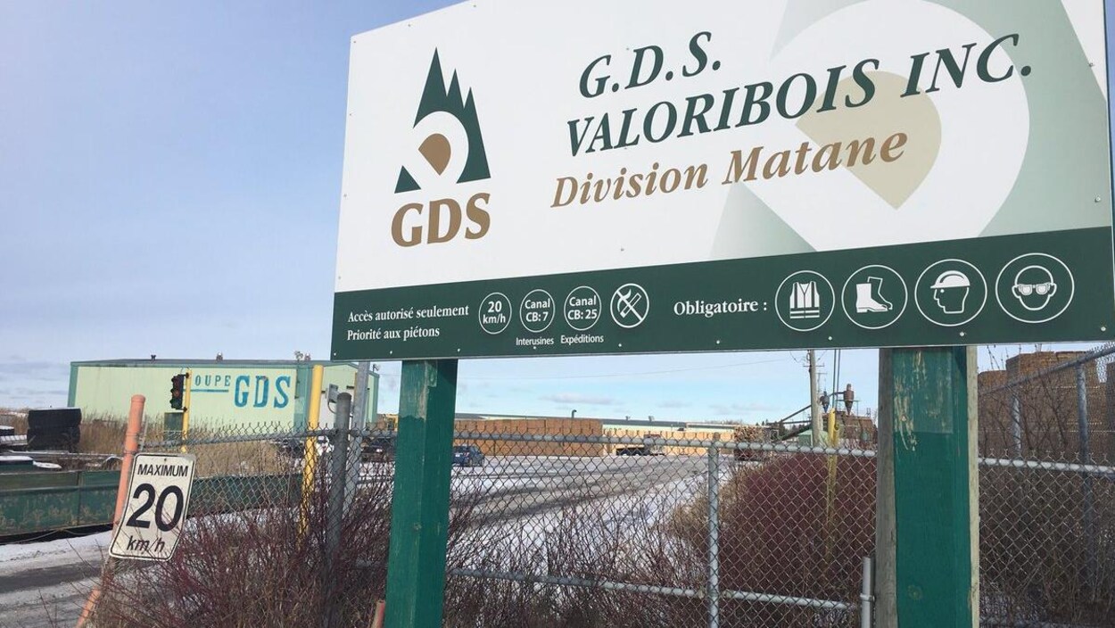 L'usine du Groupe GDS à Matane. L'usine du Groupe GDS à Matane.