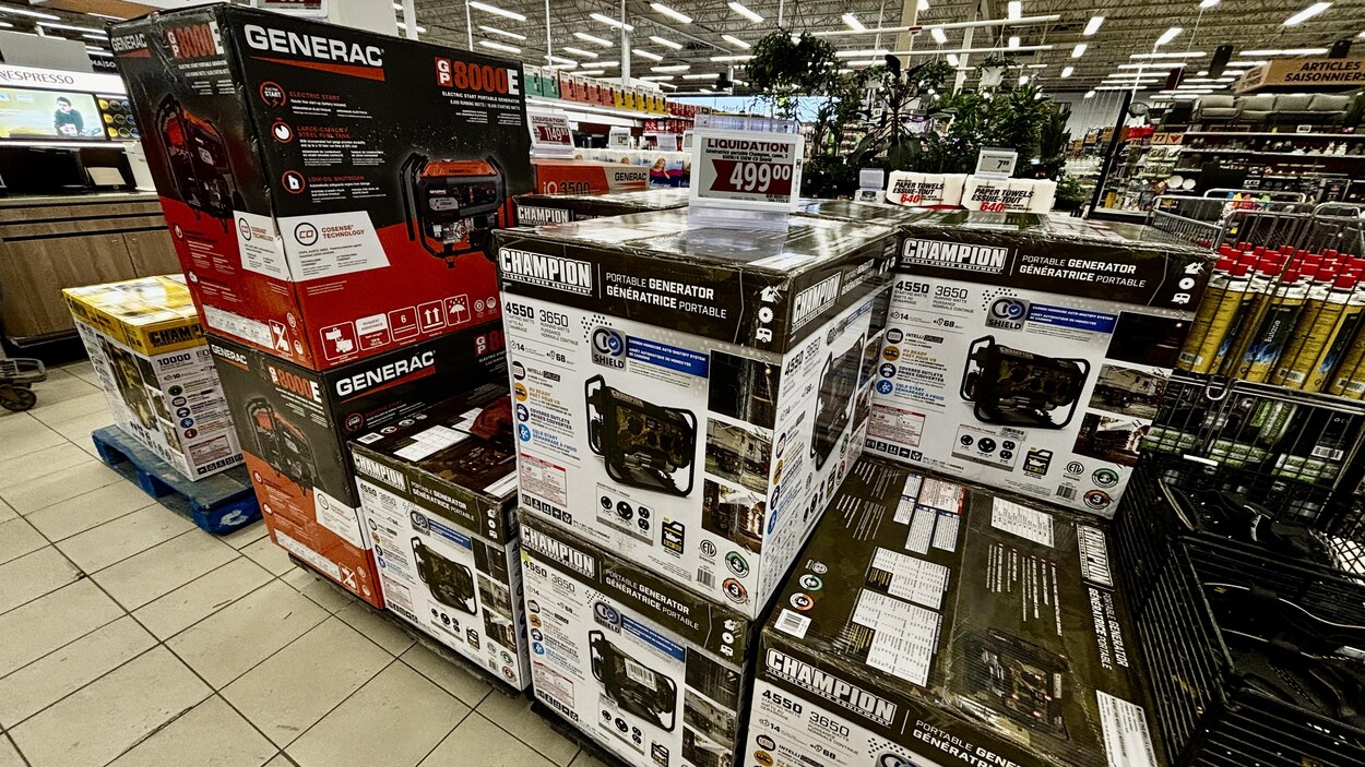 Tempête : les ventes de génératrices augmentent à Trois-Rivières