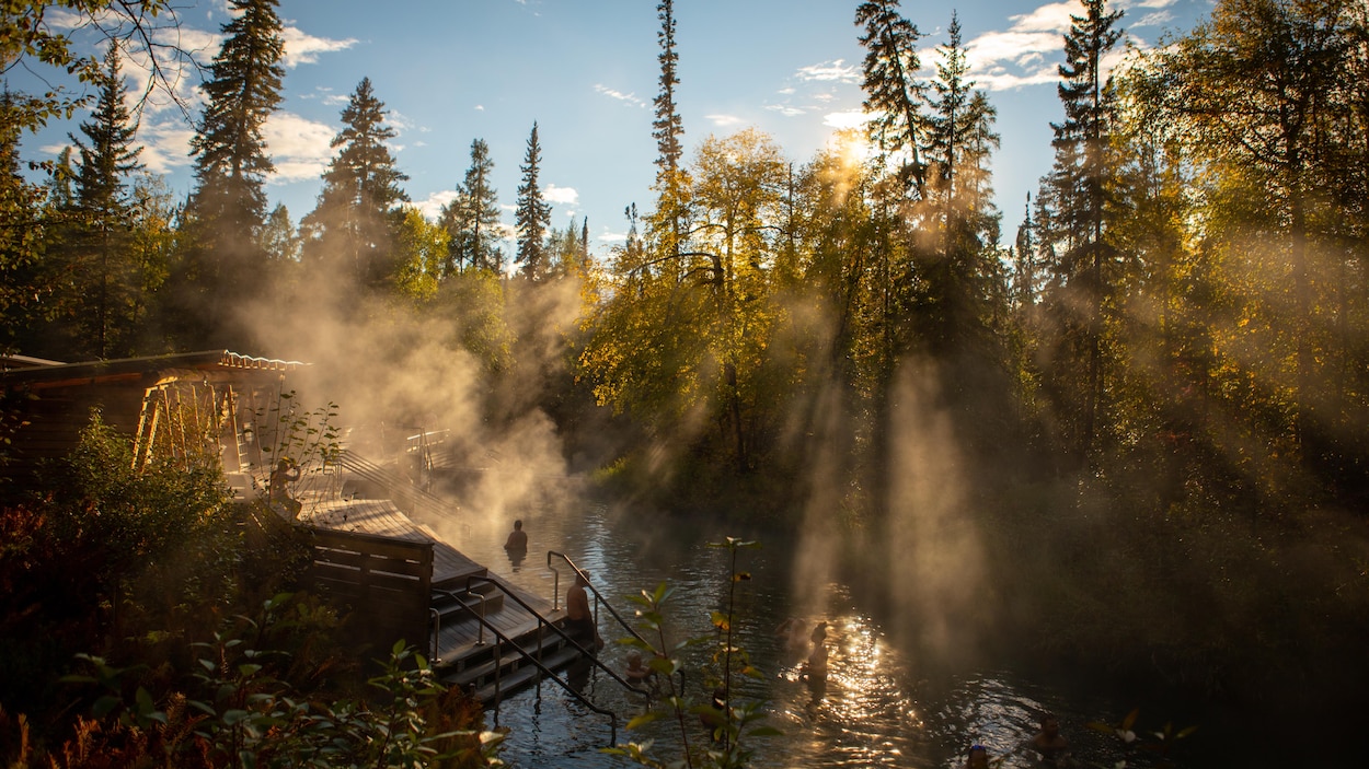 Les sources thermales de la Liard sont-elles en train de refroidir?