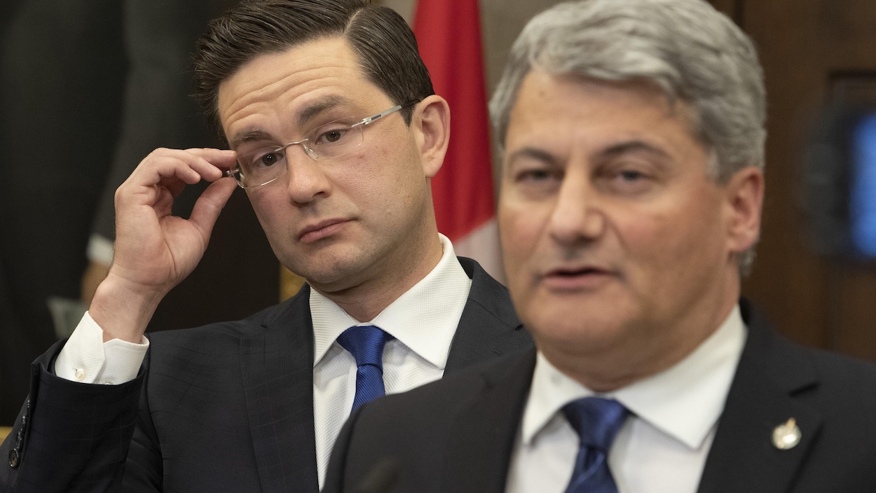 Pierre Poilievre et Gérard Deltell.