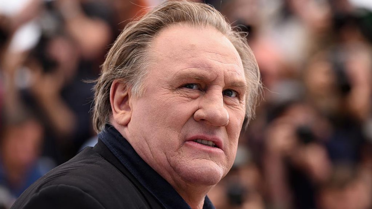Portrait de Gérard Depardieu.
