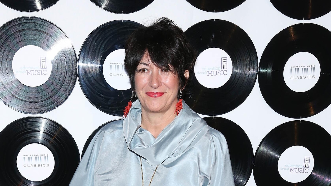 Ghislaine Maxwell lors d'une séance de photo.