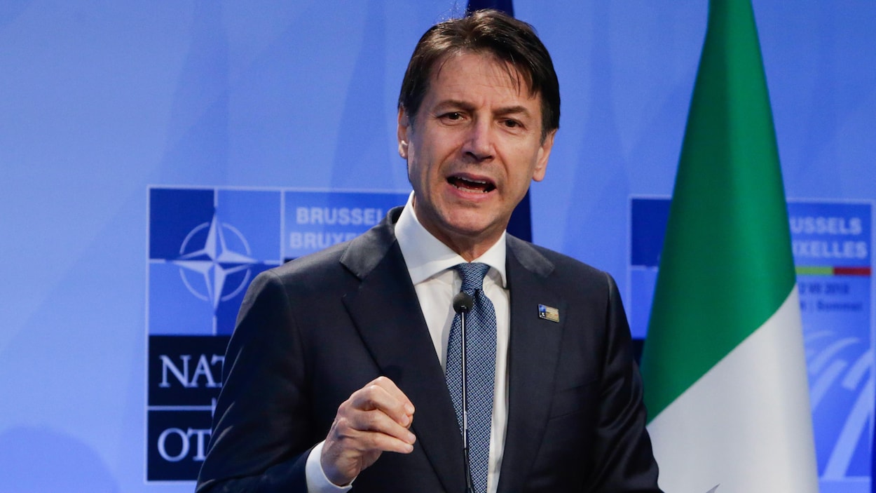 Le président du Conseil italien, Giuseppe Conte.