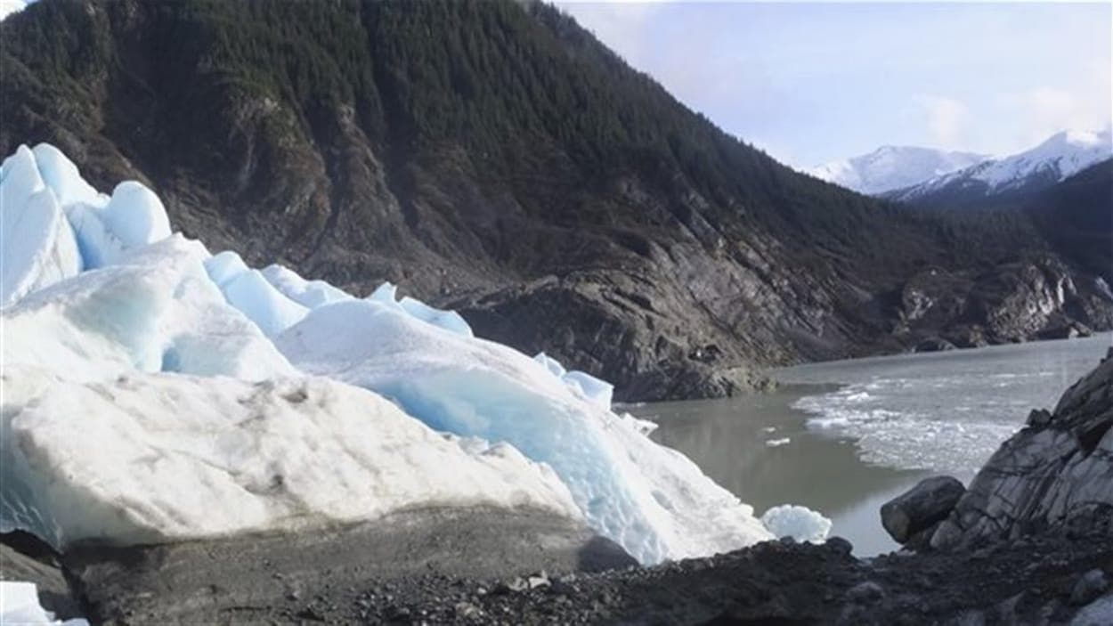 Le champ de glace de l’Alaska qui alimente le glacier Mendenhall.