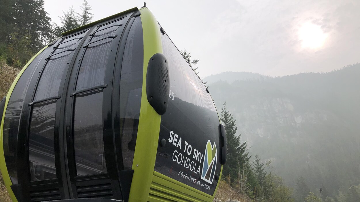 Une cabine du téléphérique Sea-to-Sky.