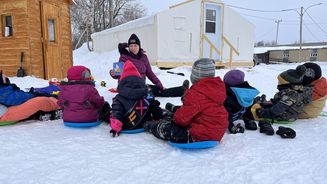 Le plein air à pleine journée pour les tout-petits de Pointe-aux-Outardes