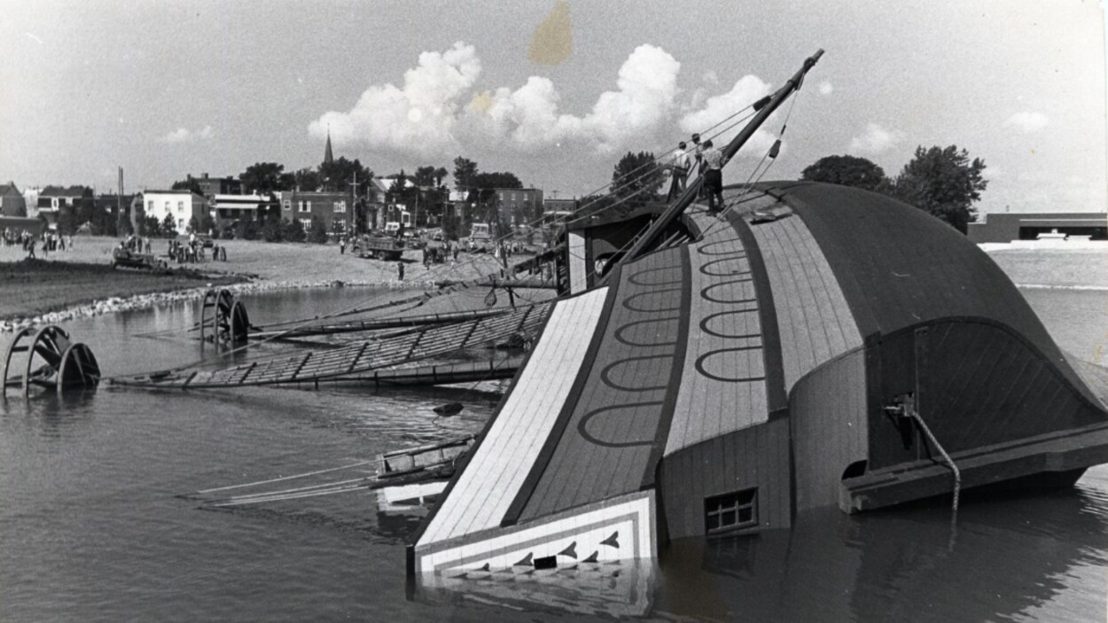 La r plique de la Grande Hermine basculait il y a 50 ans Radio