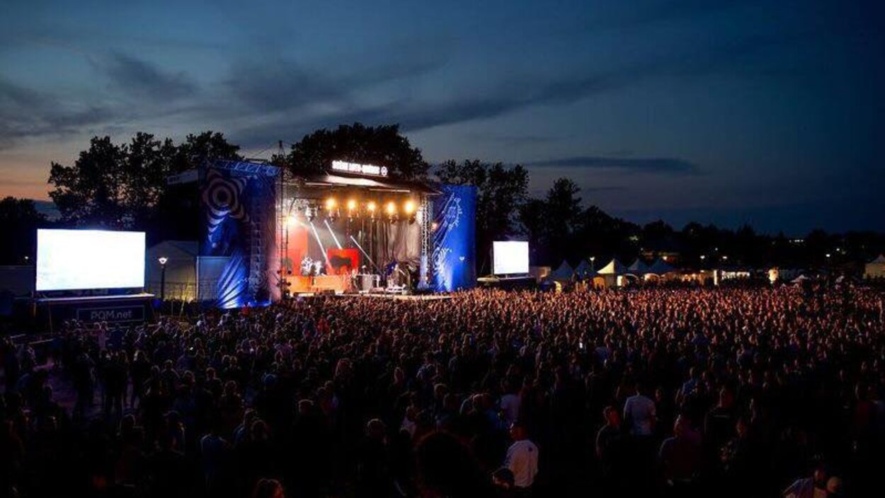 Le parc Beauséjour était bondé pour la première soirée du festival