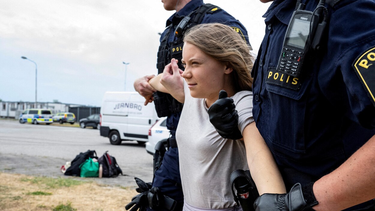 En Suecia, Greta Thunberg intentó su negativa a cumplir