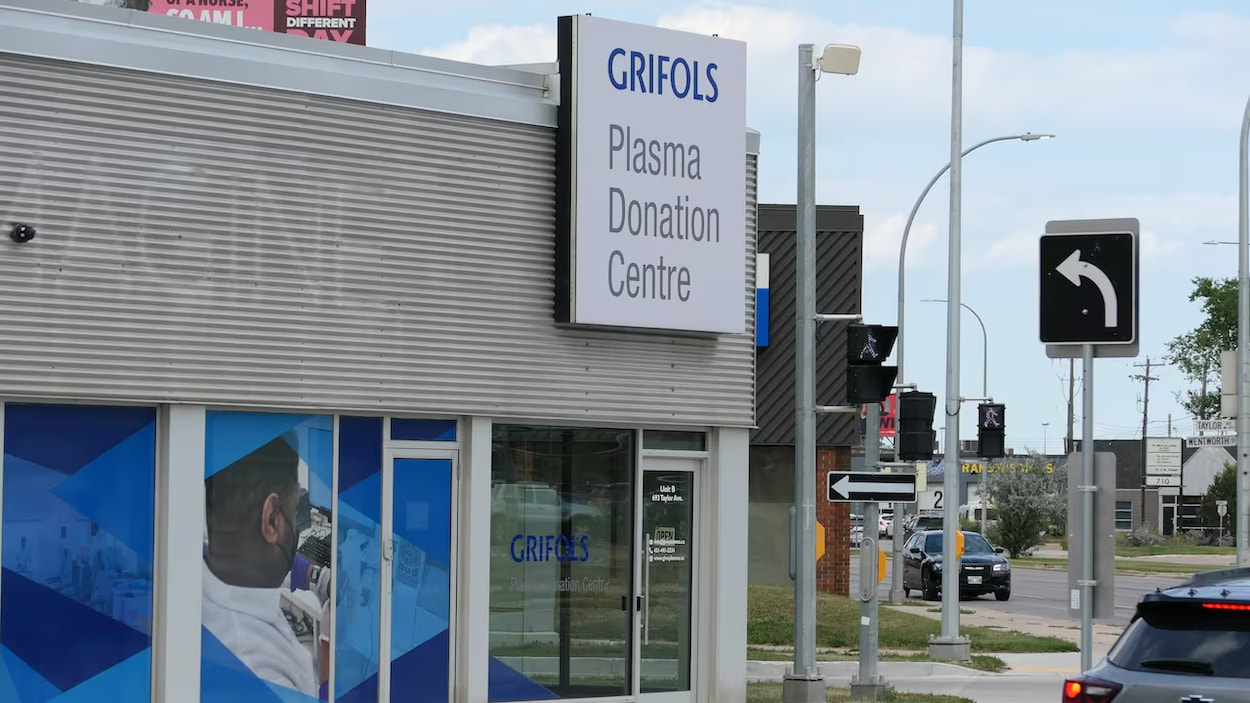 Santé Canada suspend le permis de collecte de plasma de Grifols à Winnipeg