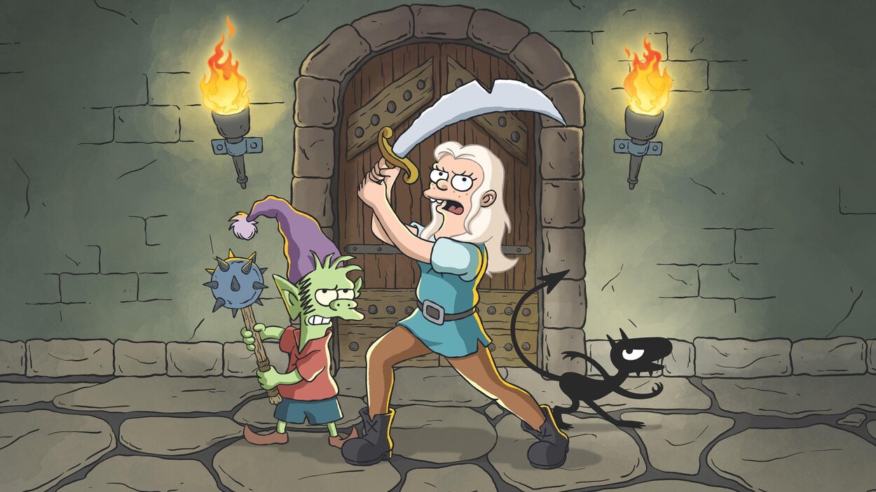 La princesse Bean vivra des mésaventures en compagnie de l'elfe endurci Elfo et du démon Luci, sur la plateforme Netflix en août. La princesse Bean vivra des mésaventures en compagnie de l'elfe endurci Elfo et du démon Luci, sur la plateforme Netflix en août.