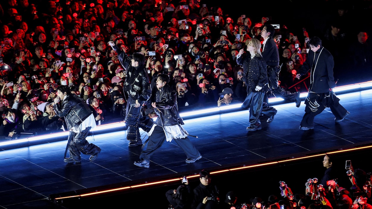 Les rois de la K-pop BTS enflamment Séoul avec un gigantesque concert de retour