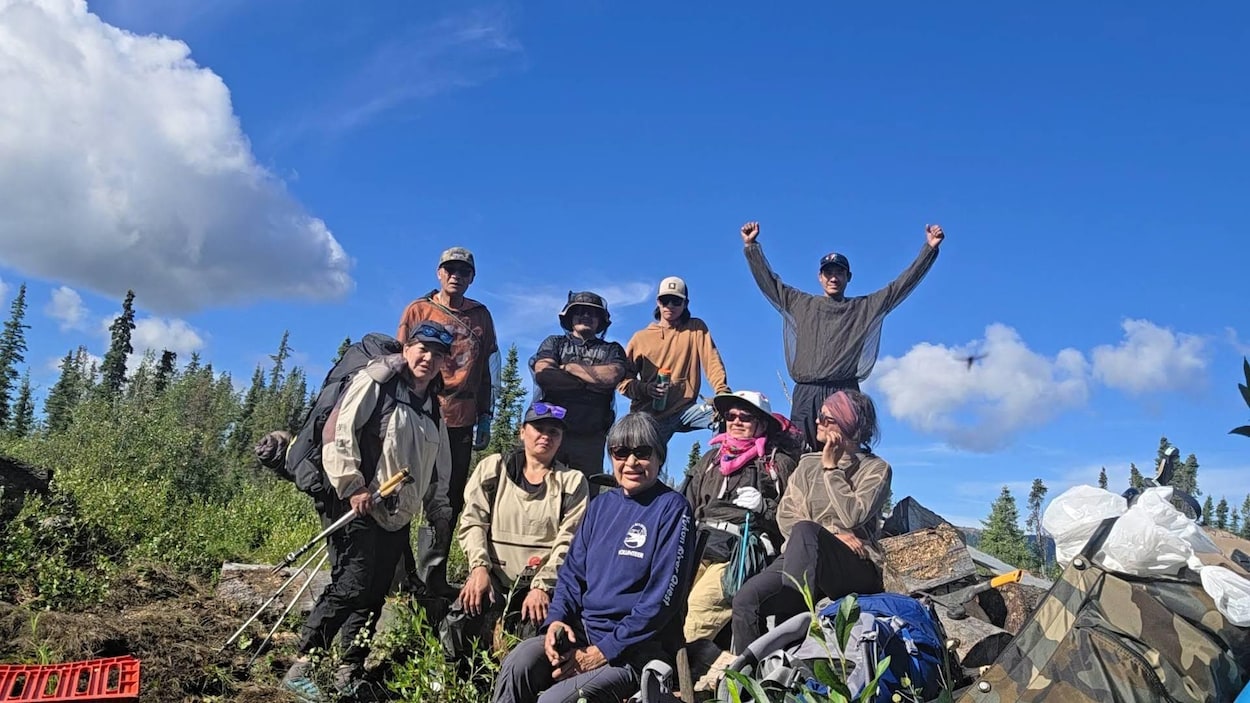 Des Gwich’in empruntent un sentier ancestral pour la première fois depuis 100 ans