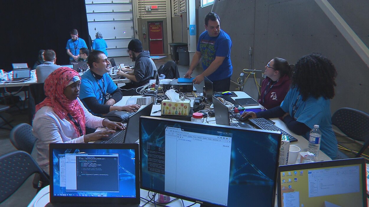 Un hackathon a été organisé à Sherbrooke.
