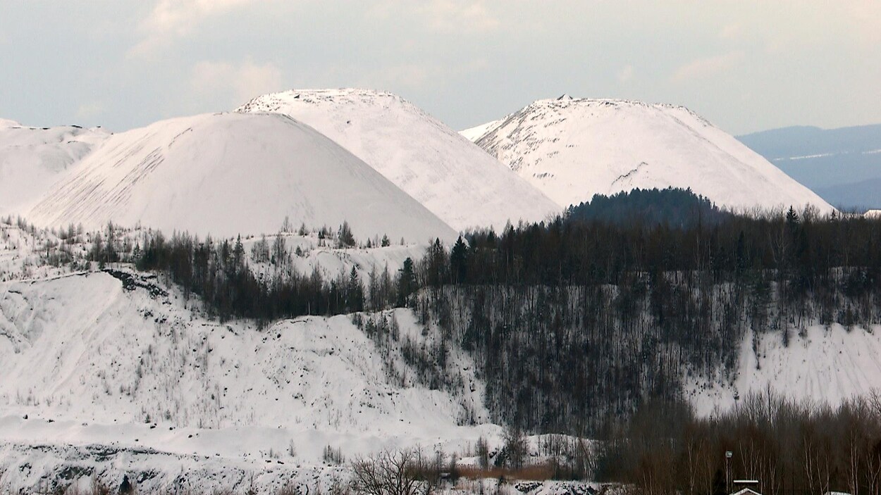 La halde de la mine de Thetford Mines