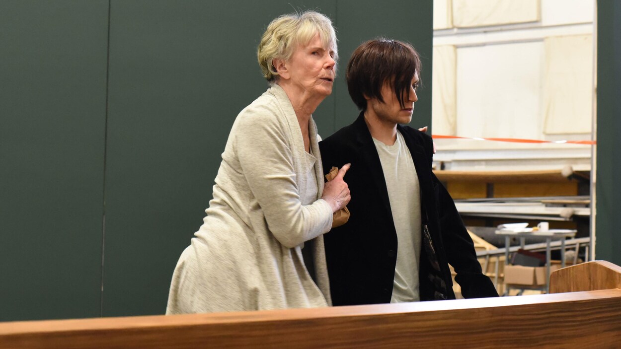 Béatrice Picard et Sébastien René lors des répétitions pour la pièce « Harold et Maude ». Béatrice Picard et Sébastien René lors des répétitions pour la pièce « Harold et Maude ».