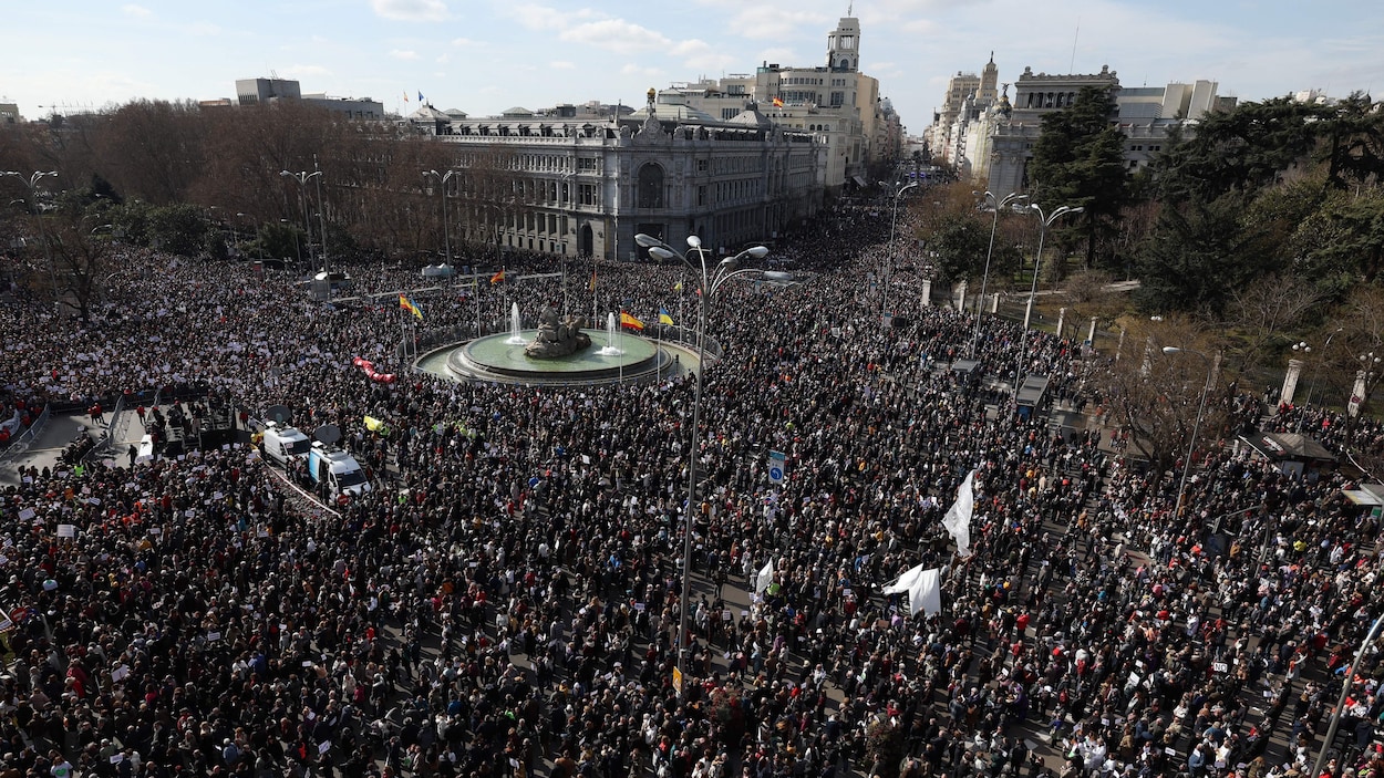 Madrid: Manifestación monstruosa para defender el sistema sanitario público