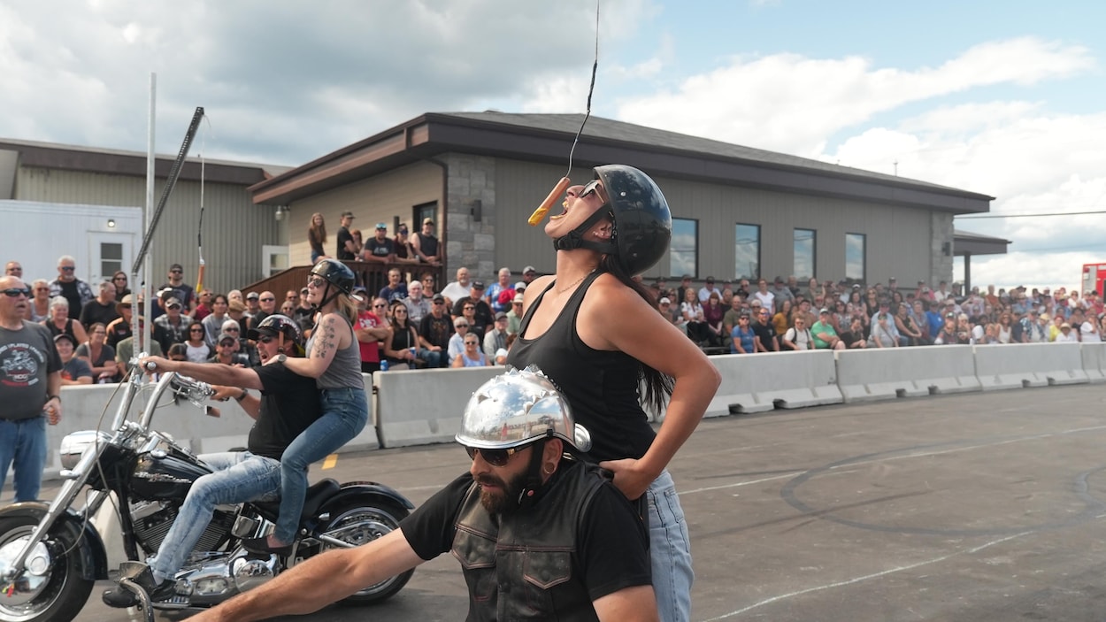 Le Hearst HOG attire les foules avec ses jeux d’habiletés à moto
