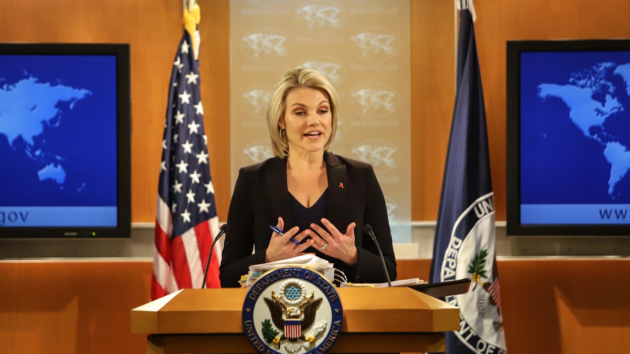 La porte-parole du département d'État américain Heather Nauert
