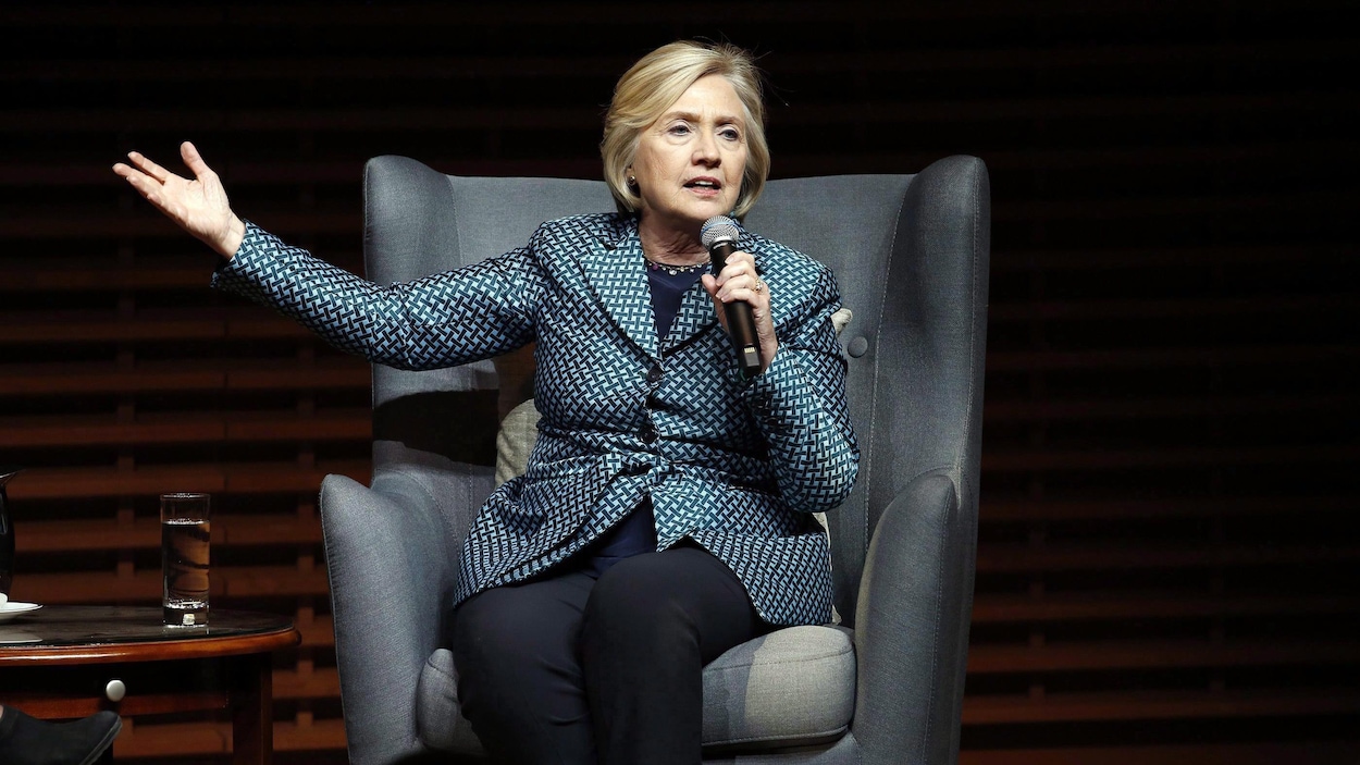 Hillary Clinton lors d'une conférence à l'Université Standford, le 6 octobre dernier.