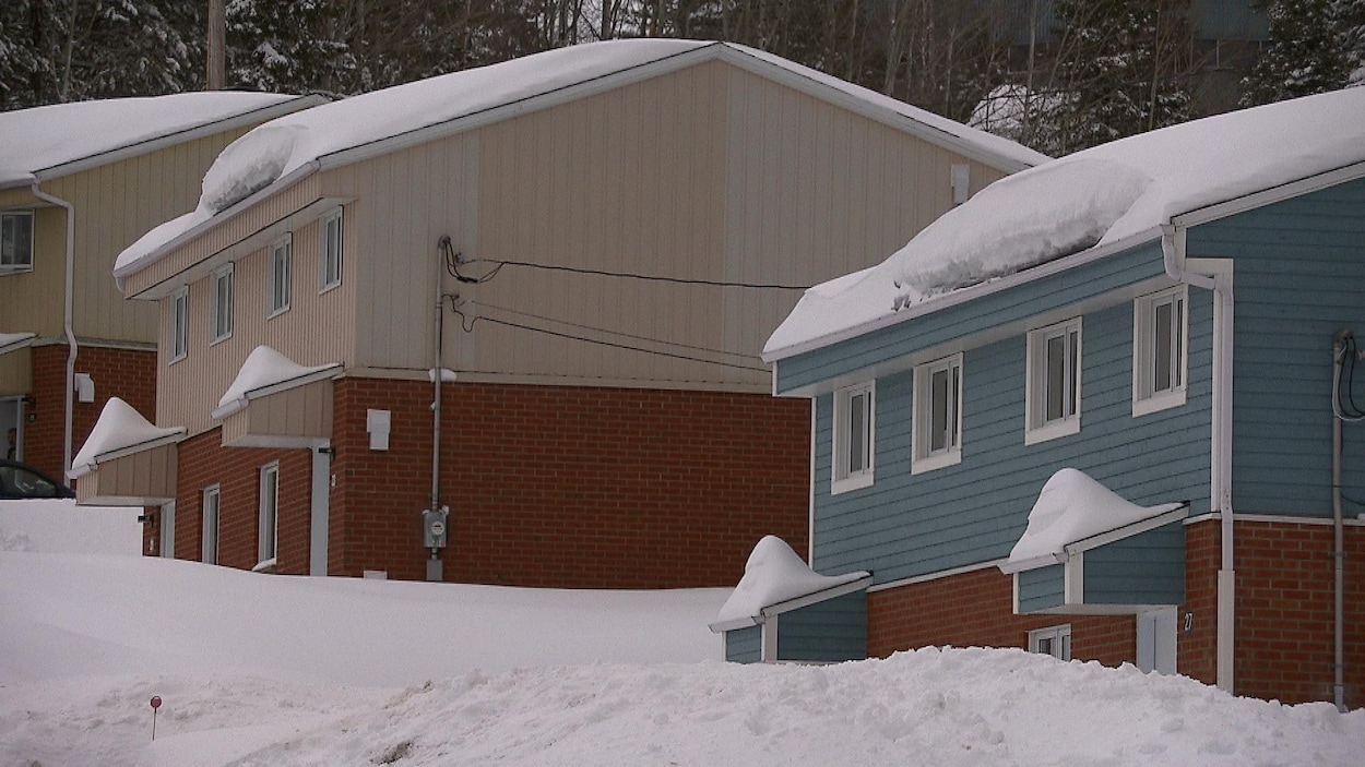 Le quartier de Sandy Beach à Gaspé