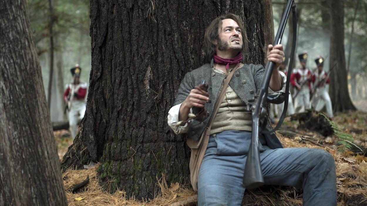 Sébastien Ricard dans une scène du film « Hochelaga, terre des âmes » Sébastien Ricard dans une scène du film « Hochelaga, terre des âmes »