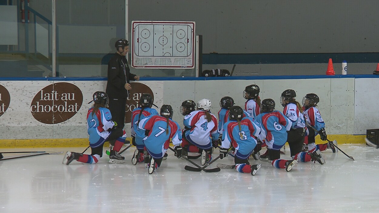 Les Cyclones en entraînement