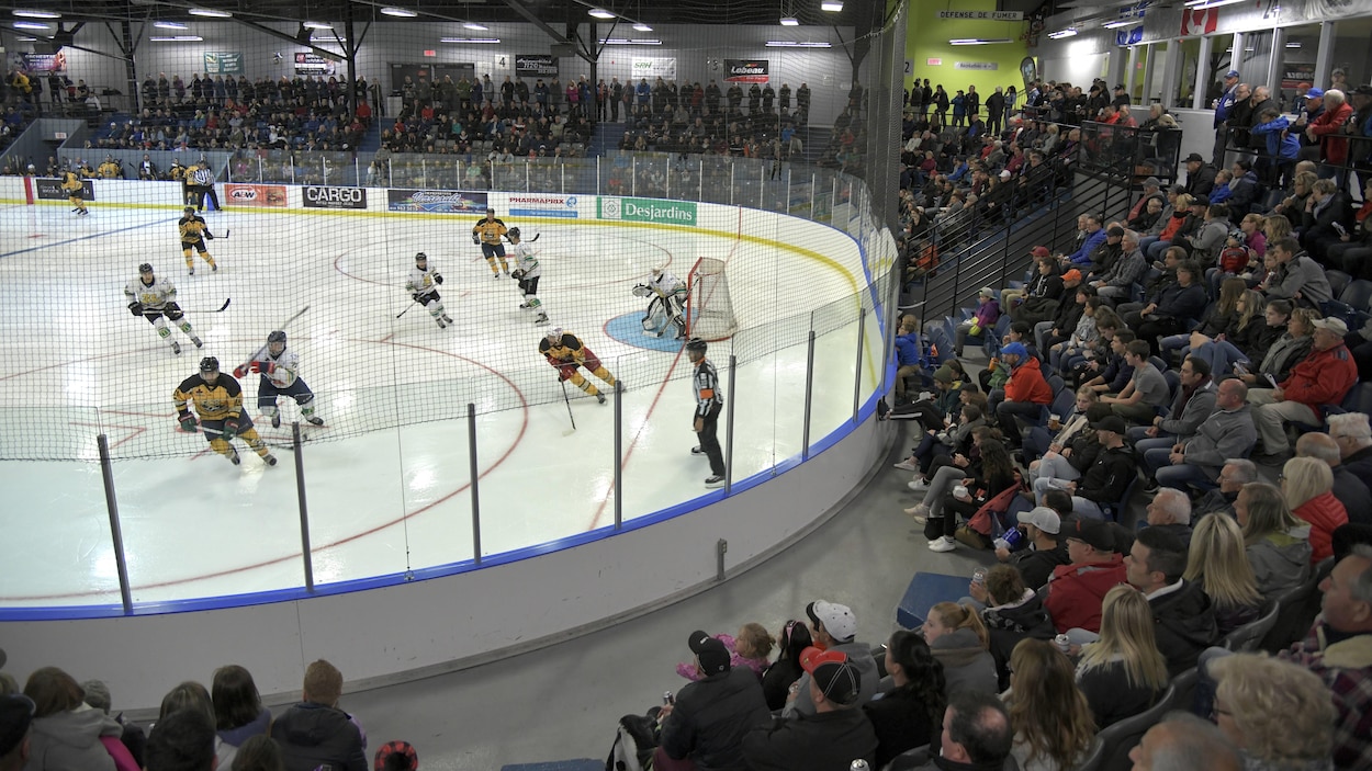 Joueurs en action et spectateurs Joueurs en action et spectateurs