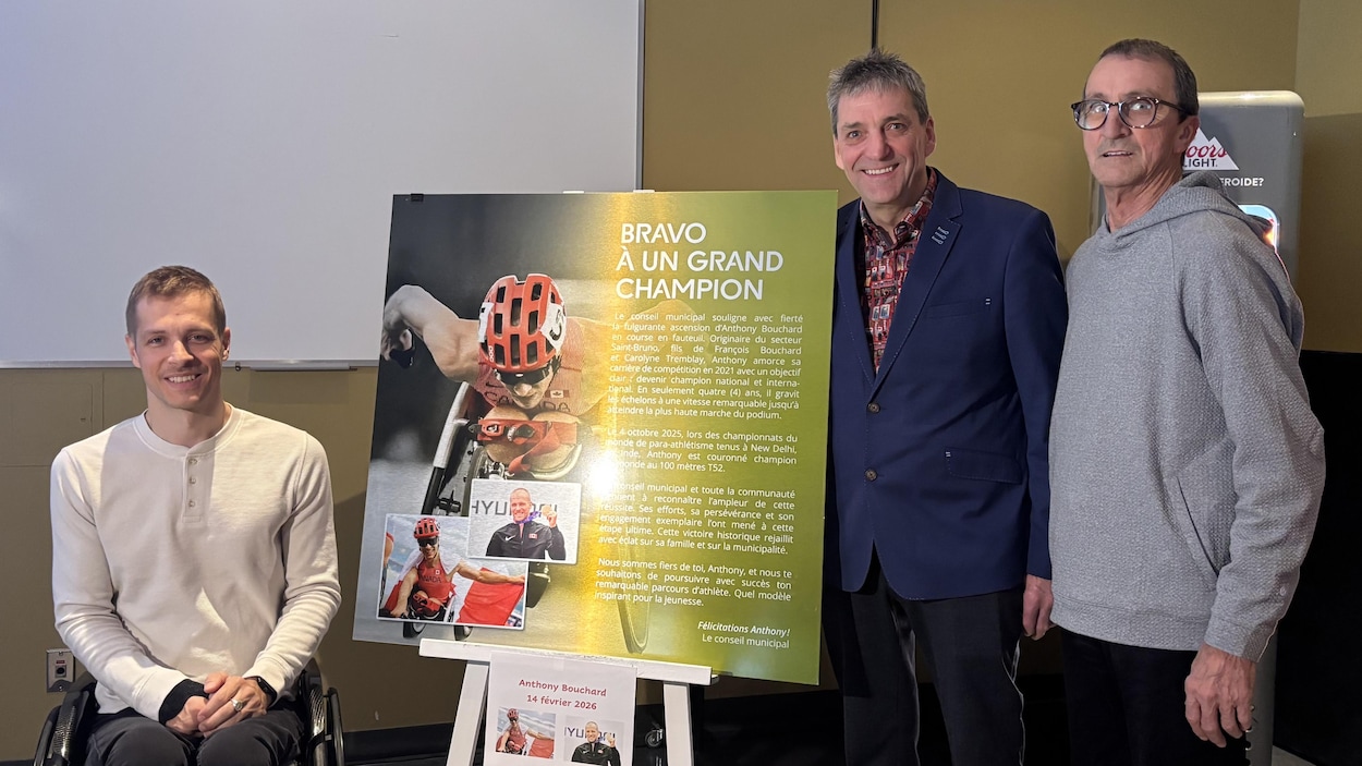 L’athlète Anthony Bouchard honoré par Hébertville