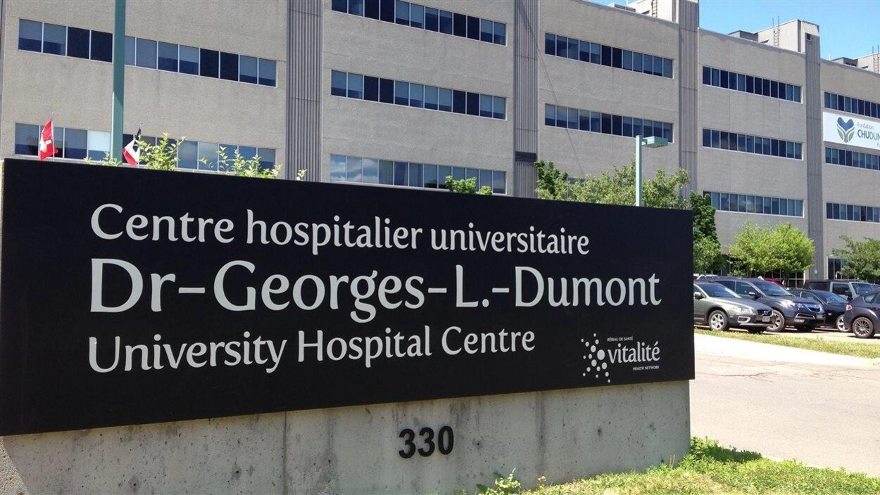Le Centre hospitalier universitaire Dr-Georges-L.-Dumont, à Moncton.