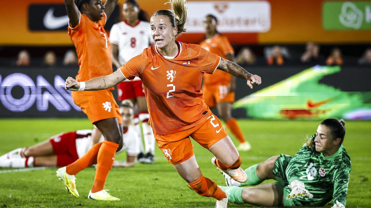Les Canadiennes battues pour la troisième fois de suite