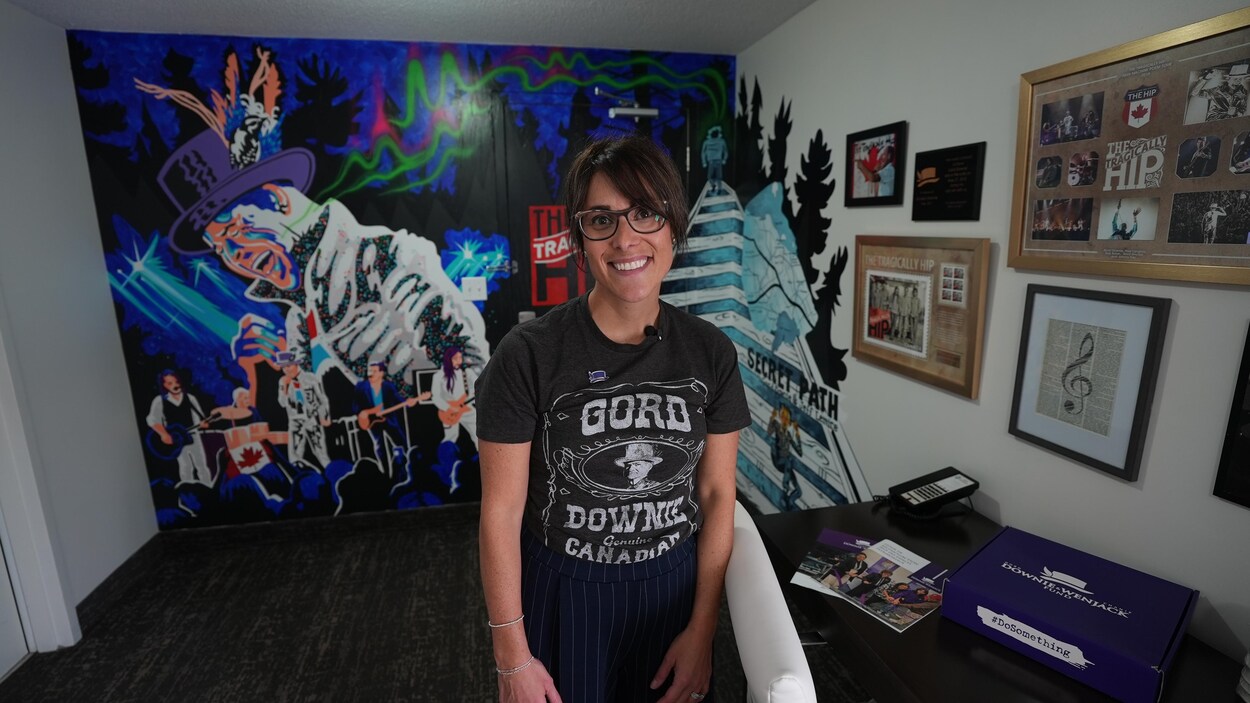 Une suite en hommage à Gord Downie dans un hôtel à Cochrane