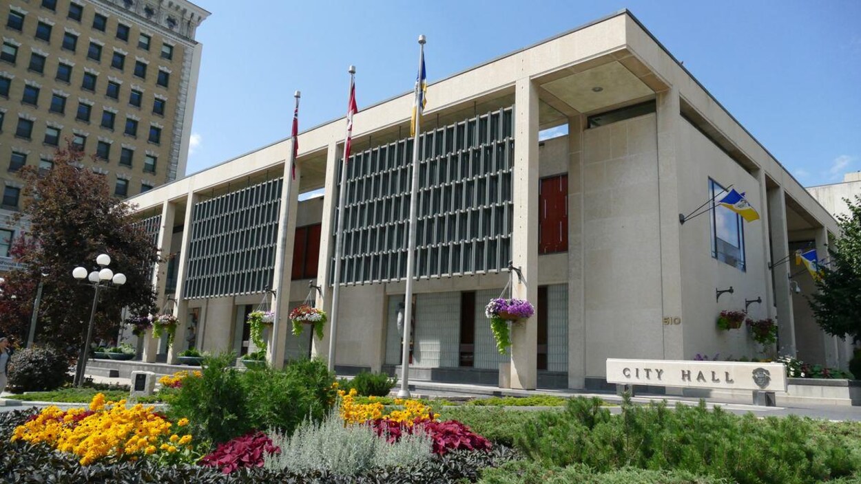 L'hôtel de ville de Winnipeg.
