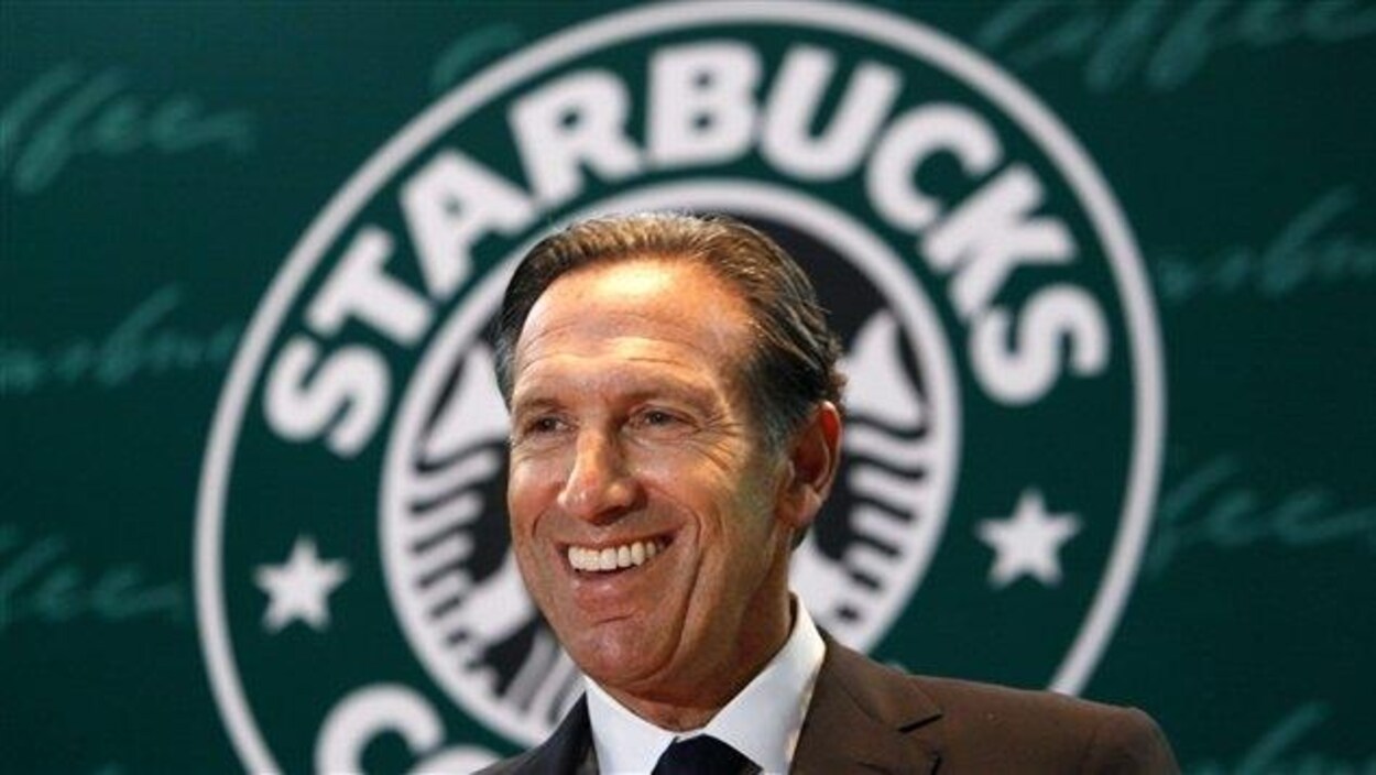 Le président exécutif de Starbucks, Howard Schultz. Le président exécutif de Starbucks, Howard Schultz.