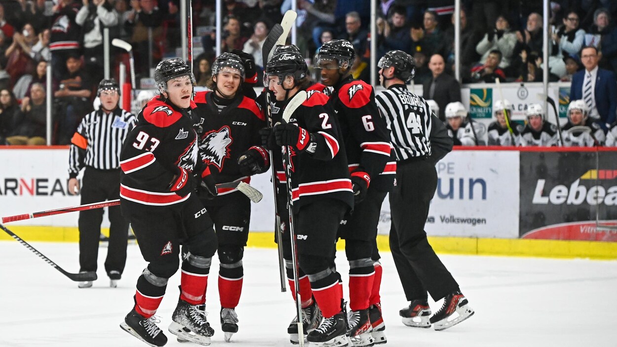 Séries LHJMQ : les Huskies passent au deuxième tour | Radio-Canada