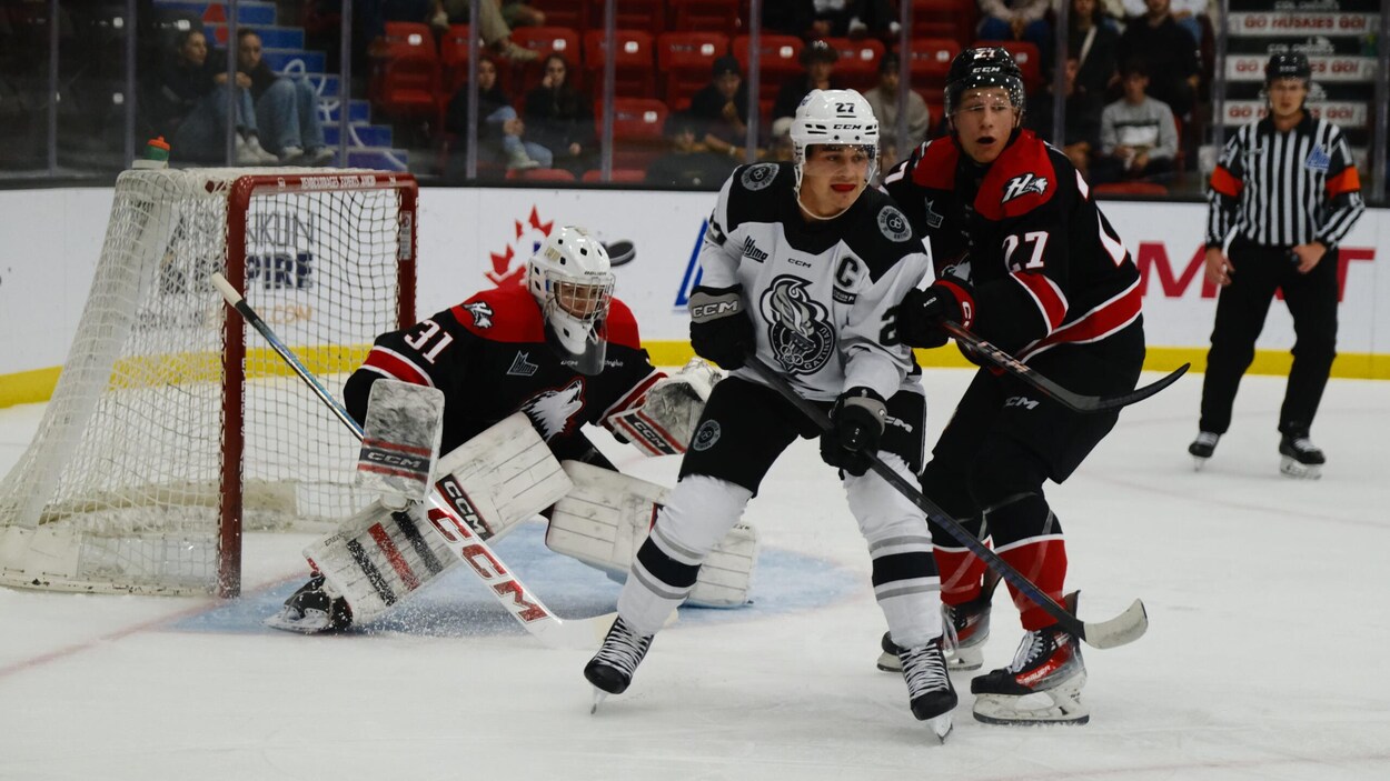 Un blanchissage des Huskies en ouverture locale | Radio-Canada