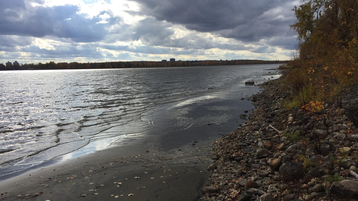 La rivière des Outaouais, le 23 octobre 2019.